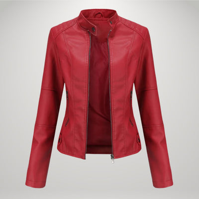 Veste en cuir décontractée Sophia™