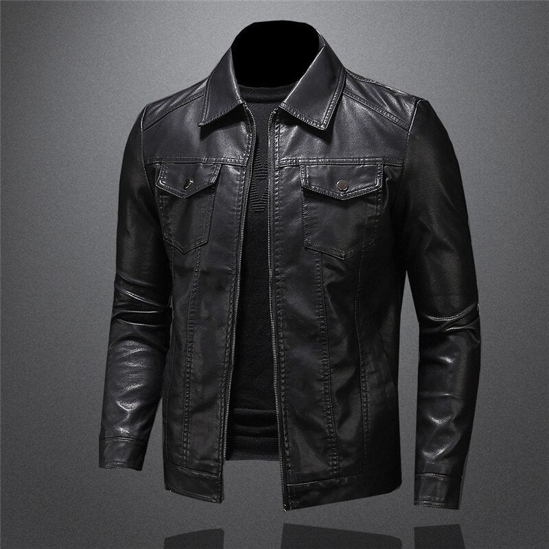 Simon | Veste en Cuir Artisanale pour Homme